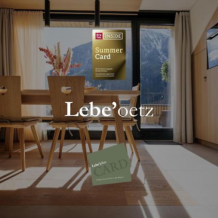 Lebe'Oetz - Das Ferienapartmenthaus Im Zentrum Von Oetz Exterior photo